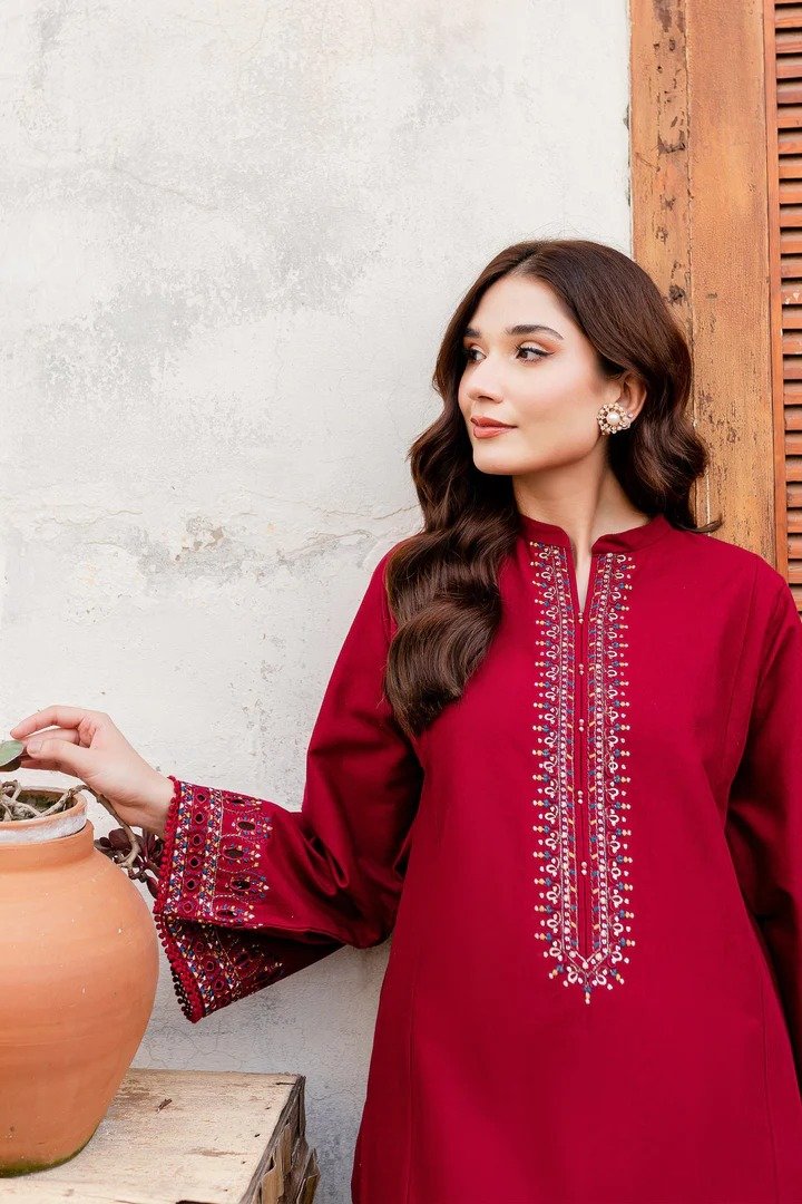 STITCHED 2 piece DRESS FA- 197