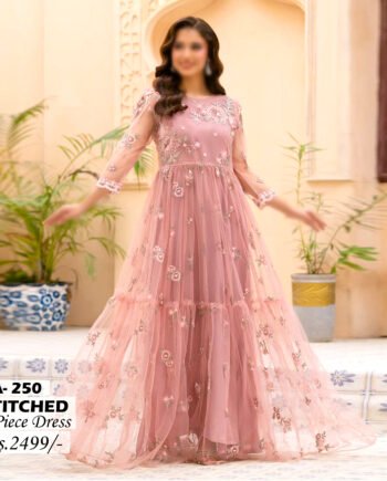 STITCHED 2 piece Frock FA- 250